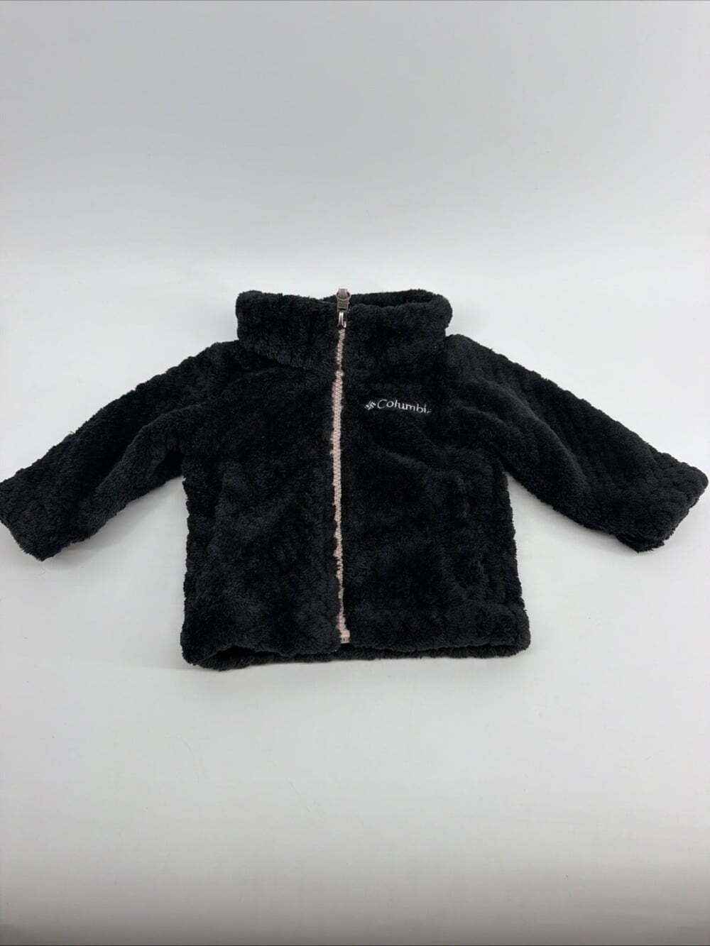 Columbia Infant Girls Black Fleece Jacket Size 0-3 Months